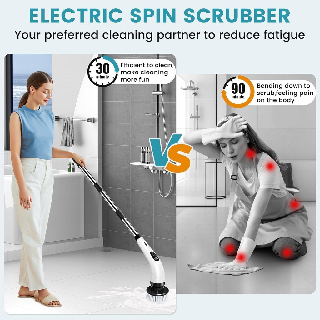 Electric 9-in-1 Power Scrubber & Dishwashing Brush