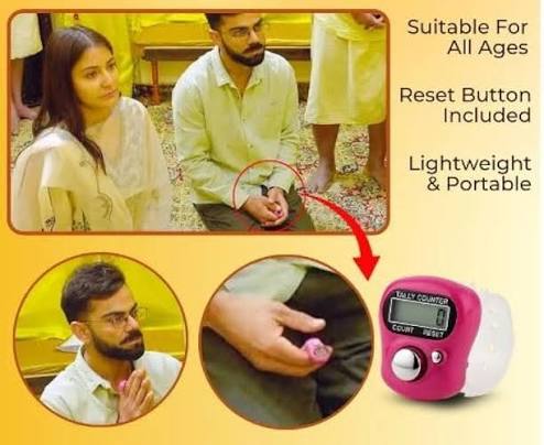 Smart Digital Tally Ring – Bluetooth Tasbeeh Counter with OLED Display & Vibration
